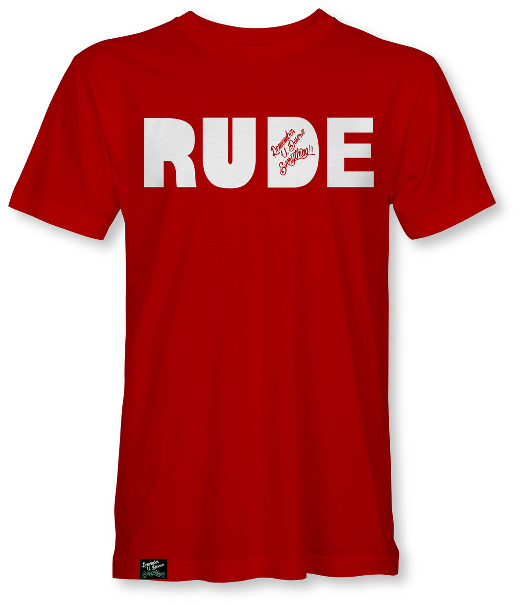 RUDE Bold Tee (Red)