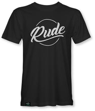 Load image into Gallery viewer, RUDE Logo Tee (Black)
