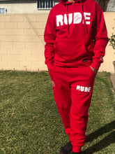 Load image into Gallery viewer, RUDE Hoodie - RED
