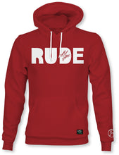 Load image into Gallery viewer, RUDE Hoodie - RED
