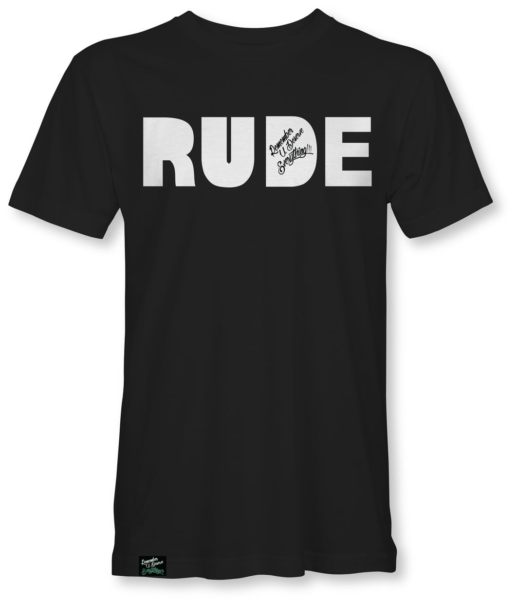 RUDE Bold Tee (Black)