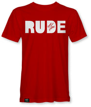 Load image into Gallery viewer, RUDE Bold Tee (Red)
