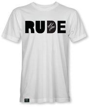 Load image into Gallery viewer, RUDE Bold Tee (White)
