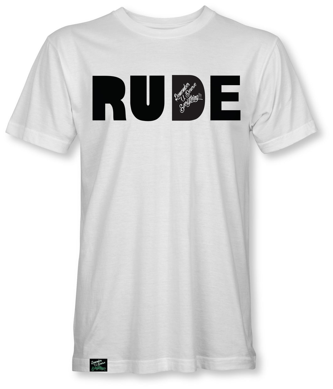 RUDE Bold Tee (White)