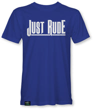 Load image into Gallery viewer, Just RUDE Tee (Blue)
