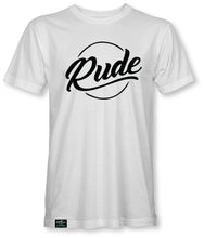 Load image into Gallery viewer, RUDE Logo Tee (White)
