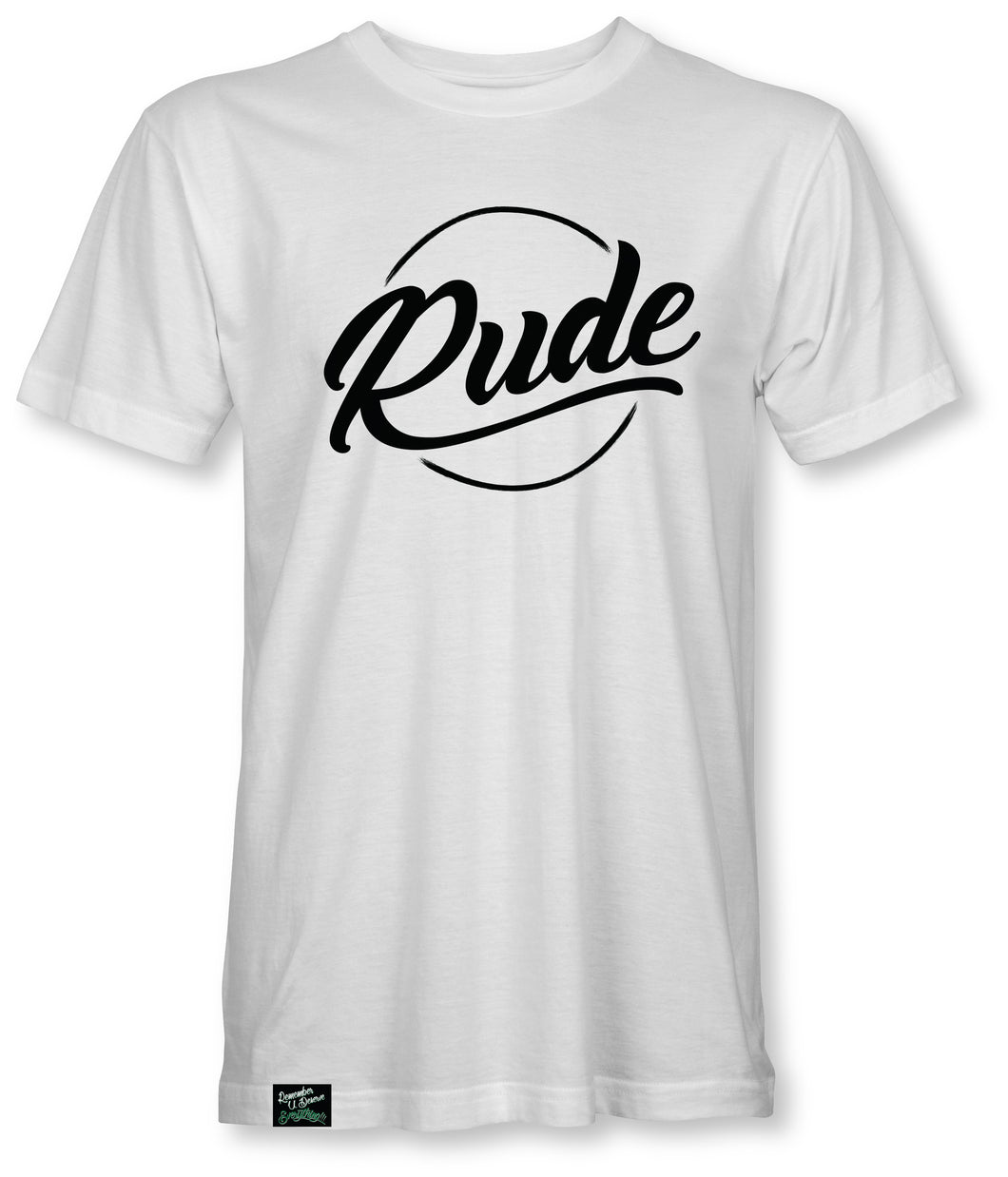 RUDE Logo Tee (White)