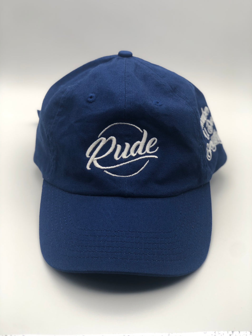 RUDE Logo Dad Hat (Royal)