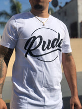 Load image into Gallery viewer, RUDE Logo Tee (White)
