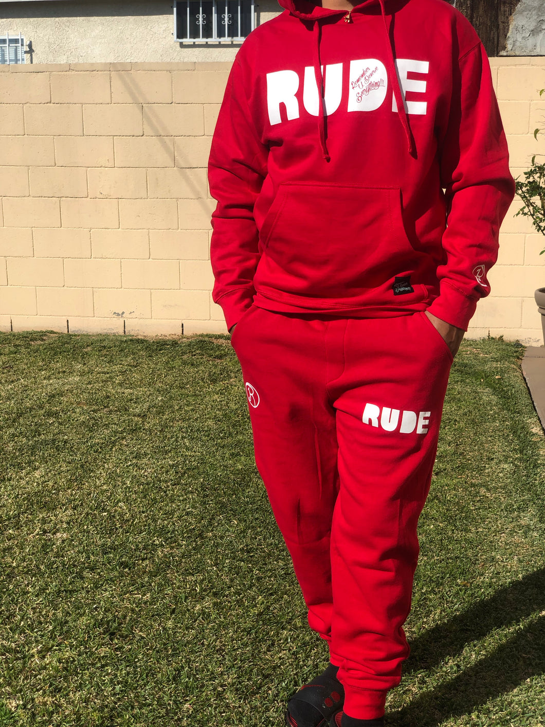 RUDE Joggers - RED