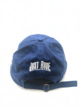 Load image into Gallery viewer, RUDE Logo Dad Hat (Royal)
