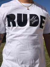 Load image into Gallery viewer, RUDE Bold Tee (White)
